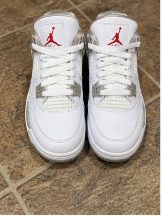 Jordan Other - Nike AirJordan 4 Retro GS White Cement Sz 4Y Youth Sneakers GOAT Verified w/ Box